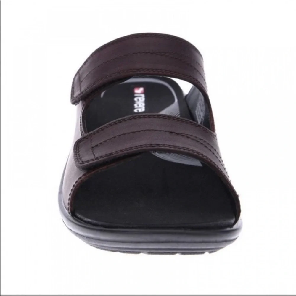 Revere Durban Casual Sandals Brown Whiskey Leather Size 13 size 46
